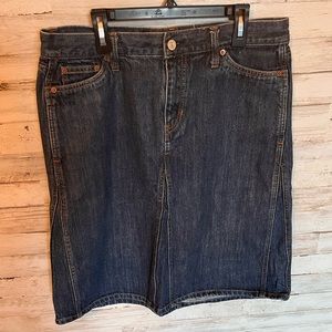 Gap jean skirt